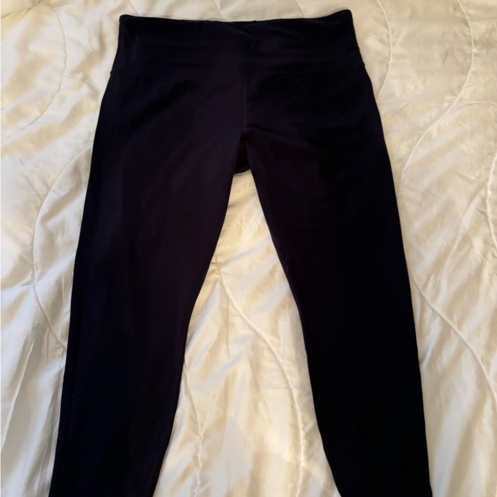 Athleta elation ultra high rise 7/8 leggings. Navy blue. XL